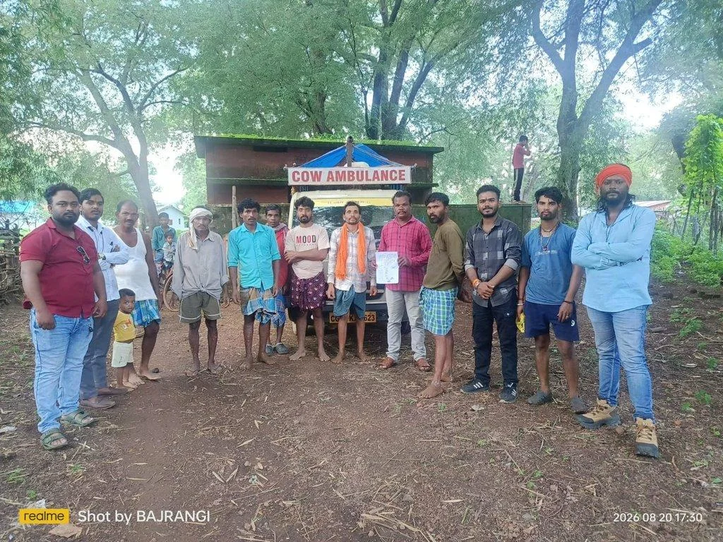 धनियालुर ग्राम पंचायत ने सात गौवंशों का किया गौदान,गौ सेवकों द्वारा चलाया जा रहा - गौ दान- अभियान