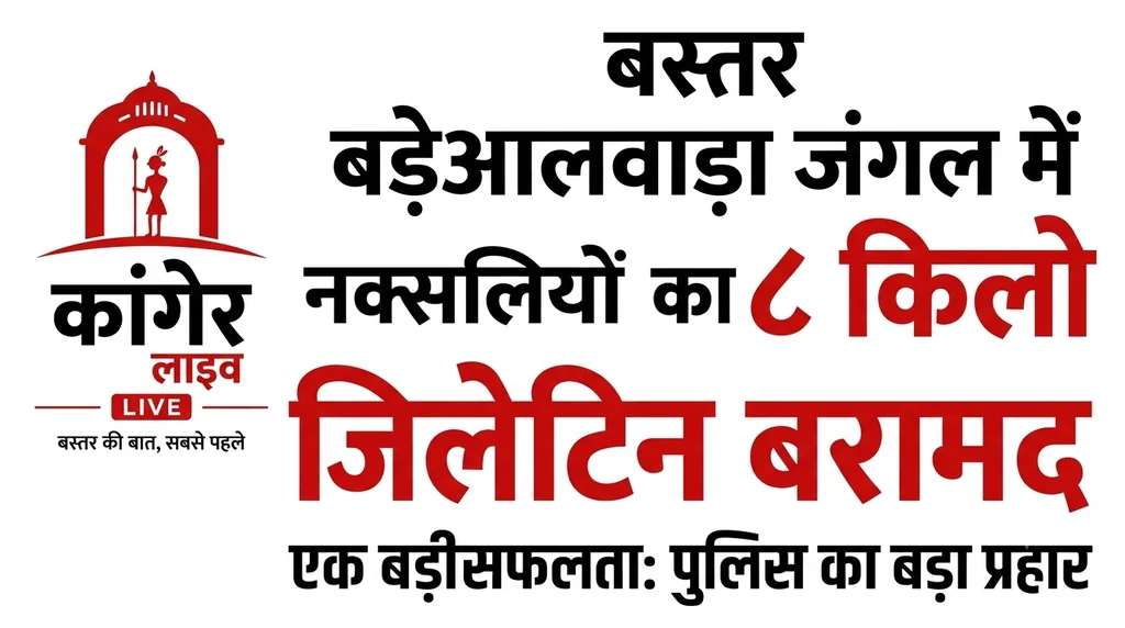 बड़ेआलवाड़ा जंगल में विस्फोटक व हथियार बरामद